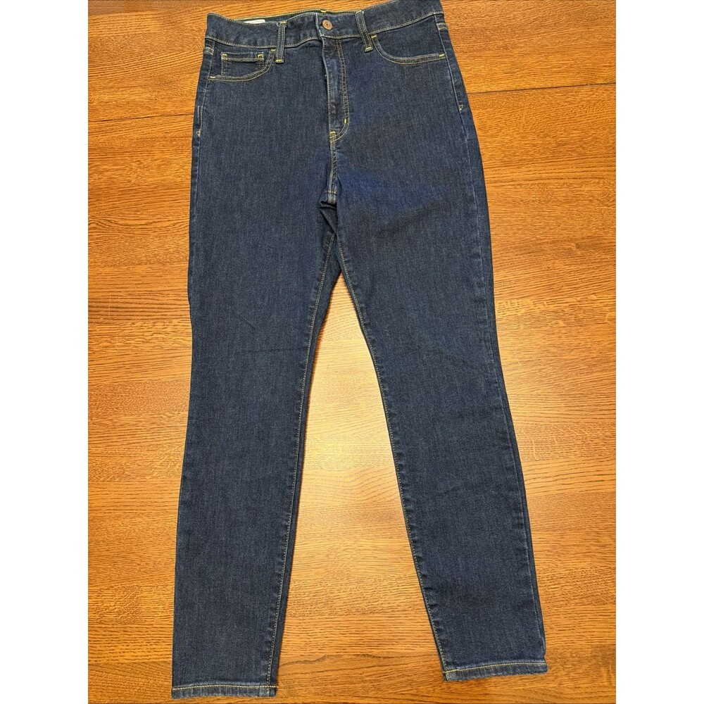 Gap Denim Jegging Sky High Women's 31/12R Blue Dark Wash Slim Stretch Jeans